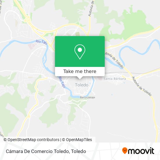 Cámara De Comercio Toledo map