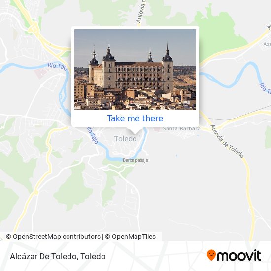 Alcázar De Toledo map
