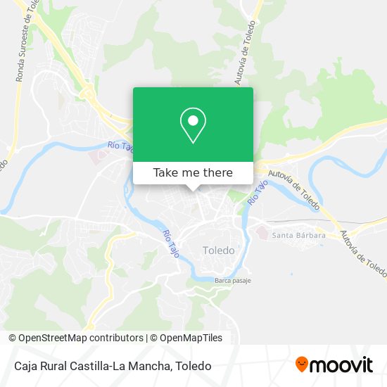 mapa Caja Rural Castilla-La Mancha