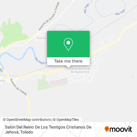 mapa Salón Del Reino De Los Testigos Cristianos De Jehová