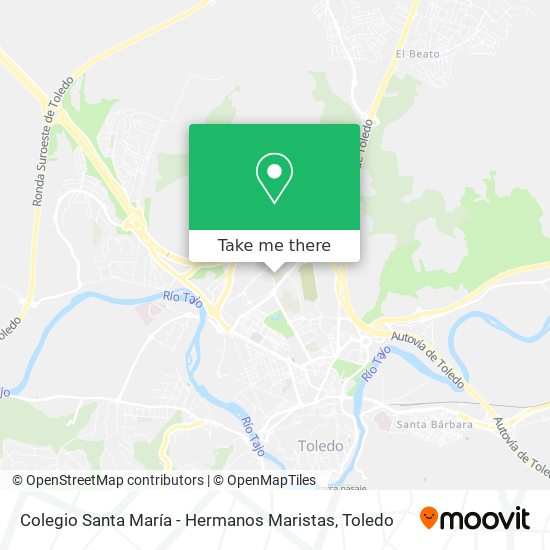 Colegio Santa María - Hermanos Maristas map