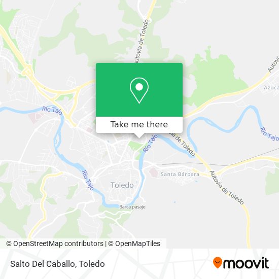 mapa Salto Del Caballo