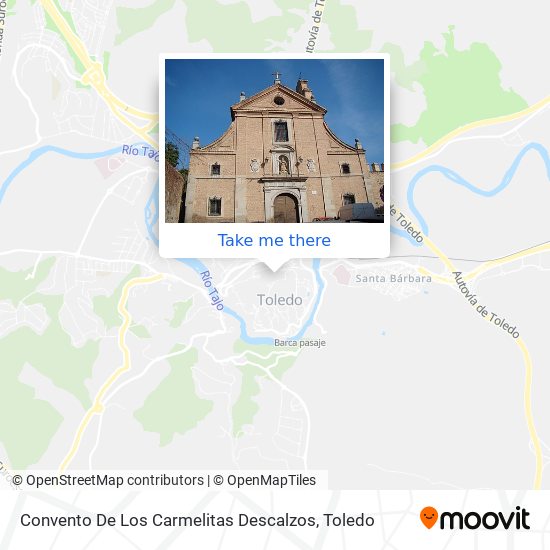 Convento De Los Carmelitas Descalzos map