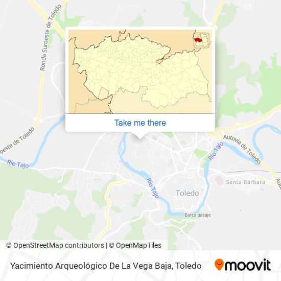 Yacimiento Arqueológico De La Vega Baja map