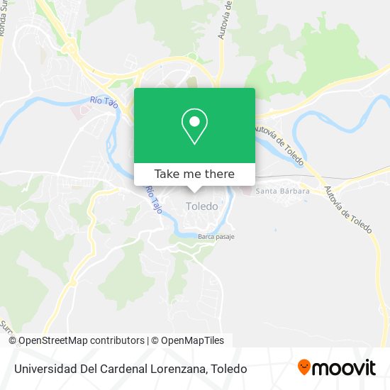 Universidad Del Cardenal Lorenzana map