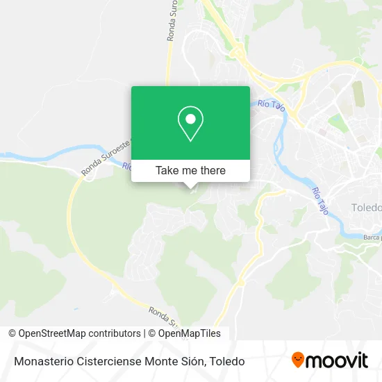 Monasterio Cisterciense Monte Sión map