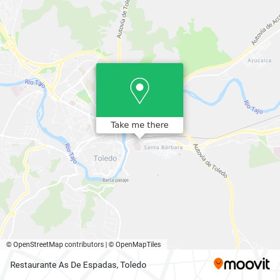 mapa Restaurante As De Espadas