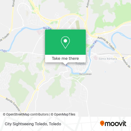 City Sightseeing Toledo map