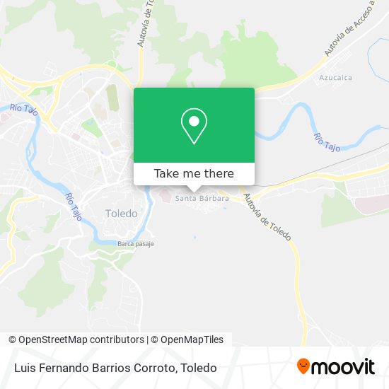 Luis Fernando Barrios Corroto map