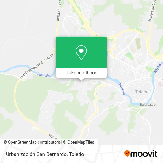 mapa Urbanización San Bernardo