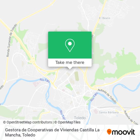 Gestora de Cooperativas de Viviendas Castilla La Mancha map