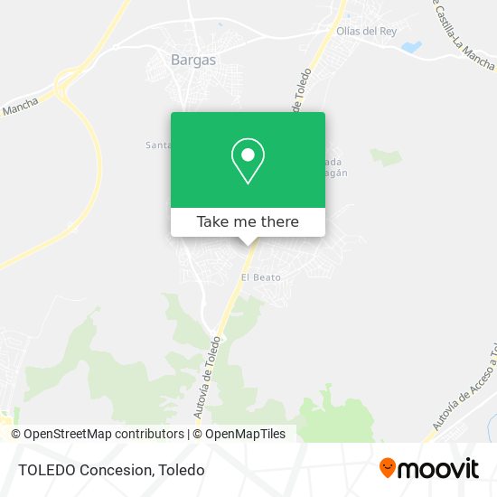 TOLEDO Concesion map