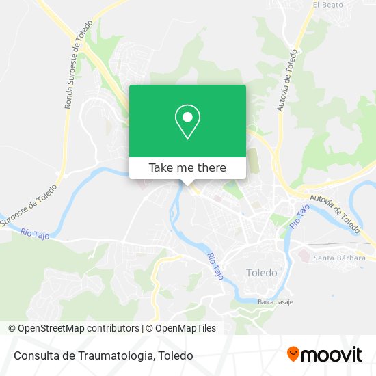 mapa Consulta de Traumatologia