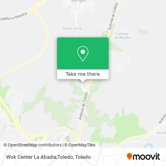 Wok Center La Abadia,Toledo map