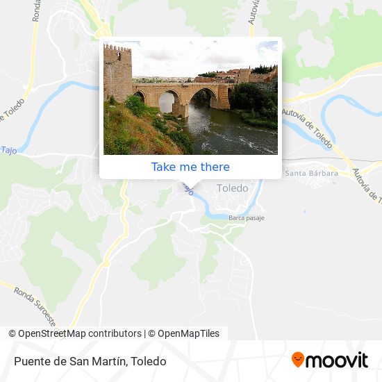 mapa Puente de San Martín