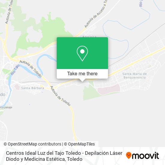 mapa Centros Ideal Luz del Tajo Toledo - Depilación Láser Diodo y Medicina Estética