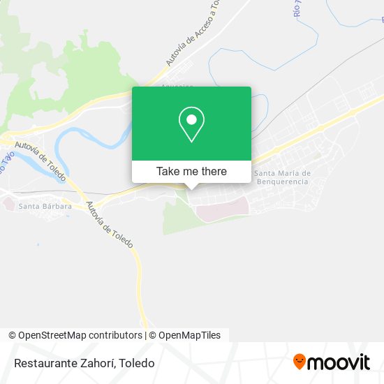 mapa Restaurante Zahorí