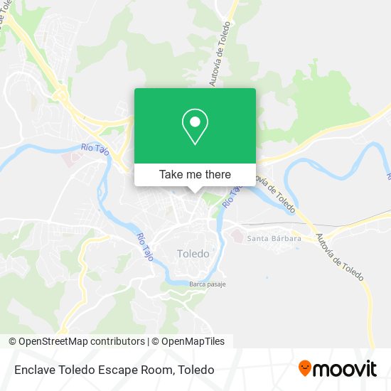 mapa Enclave Toledo Escape Room