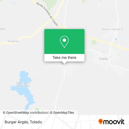 Burger Argés map