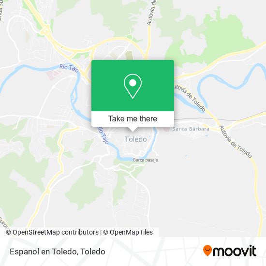 Espanol en Toledo map