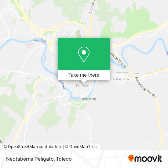 Neotaberna Peligato map