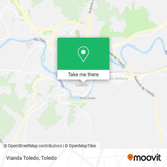 Vianda Toledo map