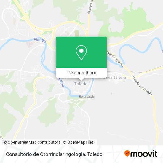 mapa Consultorio de Otorrinolaringologia