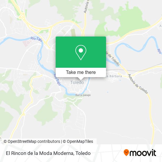 El Rincon de la Moda Moderna map