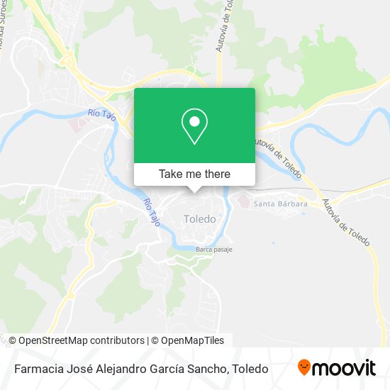 mapa Farmacia José Alejandro García Sancho