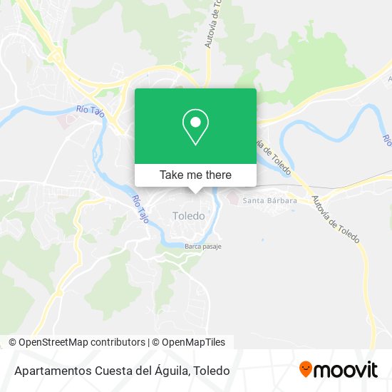 mapa Apartamentos Cuesta del Águila