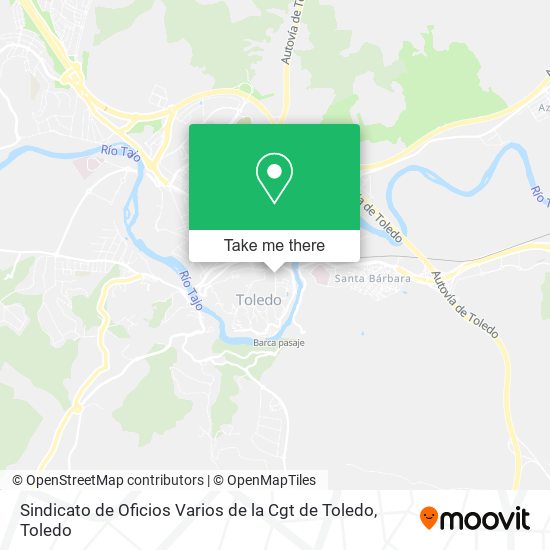 Sindicato de Oficios Varios de la Cgt de Toledo map