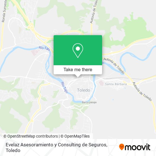 mapa Evelaz Asesoramiento y Consulting de Seguros