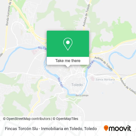 mapa Fincas Torcón Slu - Inmobiliaria en Toledo