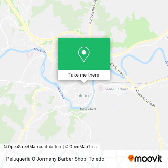 Peluquería O'Jormany Barber Shop map