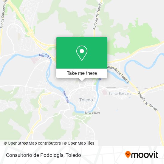 Consultorio de Podología map