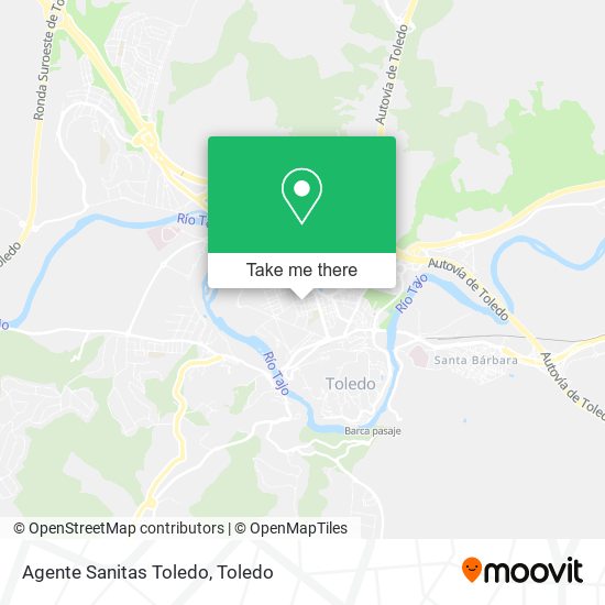 Agente Sanitas Toledo map