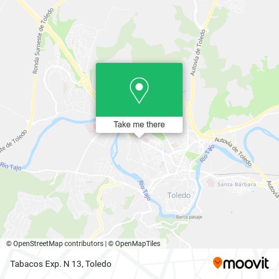 Tabacos Exp. N 13 map