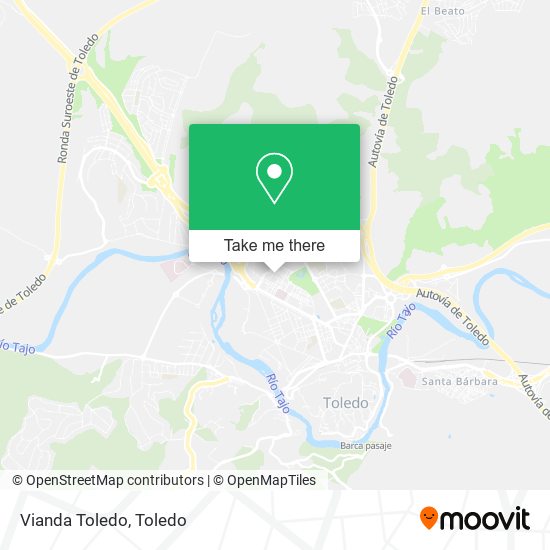 Vianda Toledo map