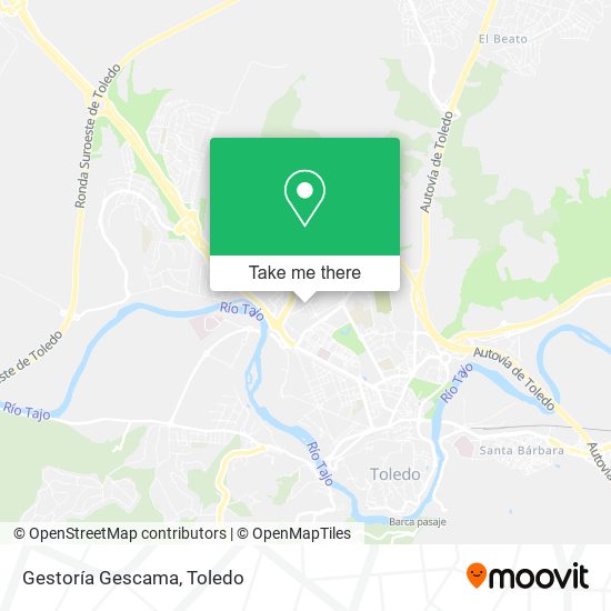 Gestoría Gescama map