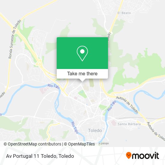 mapa Av Portugal 11 Toledo