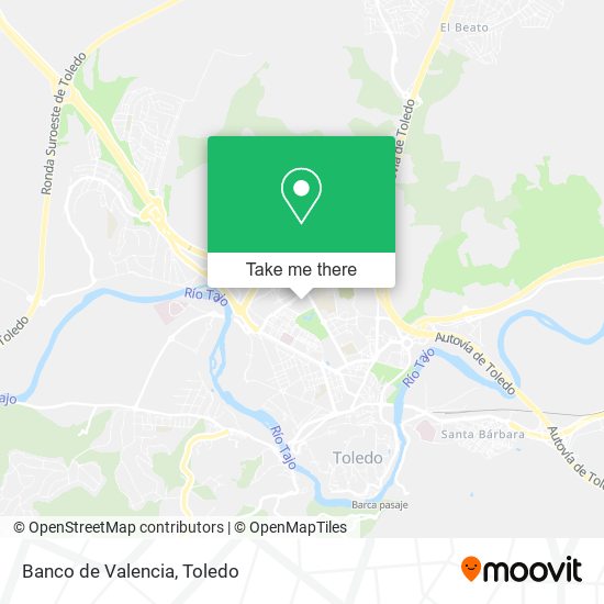 Banco de Valencia map