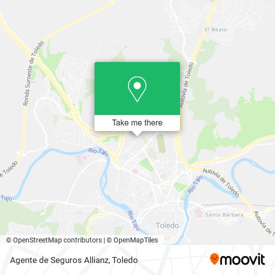 Agente de Seguros Allianz map