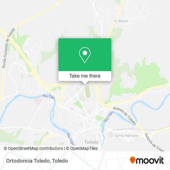 Ortodoncia Toledo map