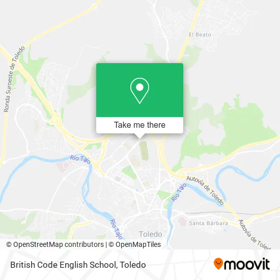 British Code English School map
