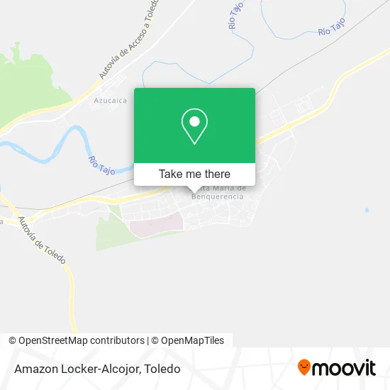 Amazon Locker-Alcojor map