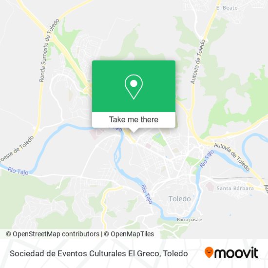 Sociedad de Eventos Culturales El Greco map