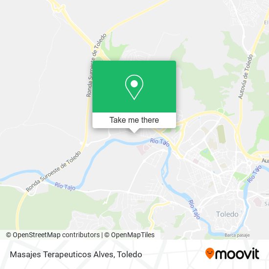 Masajes Terapeuticos Alves map