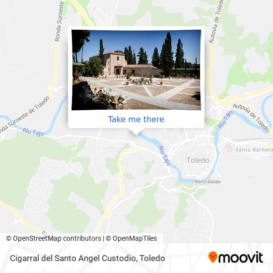 Cigarral del Santo Angel Custodio map