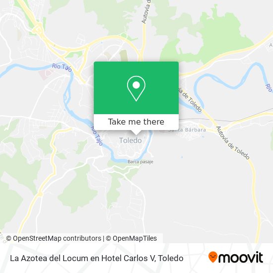 La Azotea del Locum en Hotel Carlos V map