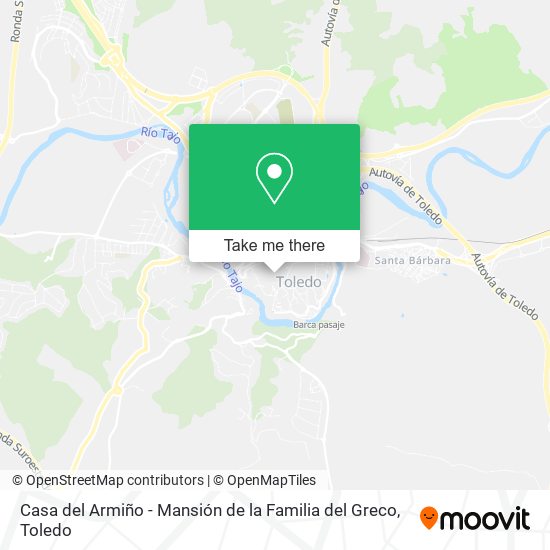 mapa Casa del Armiño - Mansión de la Familia del Greco